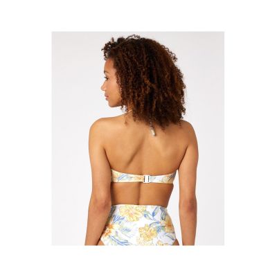 3. Biustonosz kąpielowy RIP CURL Always Summer Bandeau biały