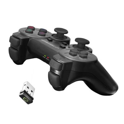 13. Gamepad bezprzewodowy Esperanza EGG108K (PC, PS3; kolor czarny)