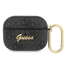 Etui Guess 4G Script Metal Collection na AirPods Pro Cover - szare