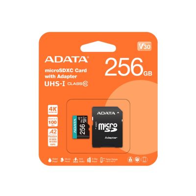 2. Karta pamięci ADATA Premier Pro 256 GB MicroSDXC UHS-I Klasa 10