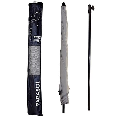 17. PARASOL OGRODOWY 185CM SZARY