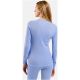 2. Bielizna termoaktywna z długim rękawem Odlo BL TOP crew neck l/s ACTIVE WARM roz. S Niebiesko-szara