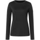 3. Longsleeve damski SUPER.NATURAL W CASUAL RIB BIO J LS czarny