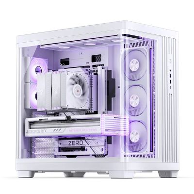 3. Jonsbo TK-4 Gehäuse, Midi-Tower, ATX, Tempered Glass - weiß