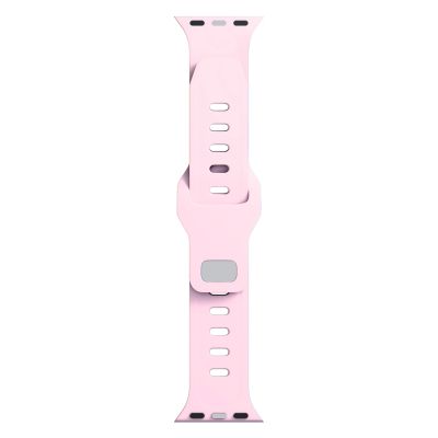 9. Pasek silikonowy 3mk Silicone Watch Strap do Apple Watch 38 / 40 / 41 mm - różowy