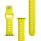 13. Pasek silikonowy 3mk Silicone Watch Strap do Apple Watch 38 / 40 / 41 mm - żółty