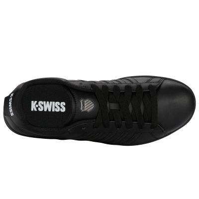 13. Męskie sneakersy K-Swiss COURT TIEBREAK II BLACK/BLACK/BLACK-M (04413-010-M)