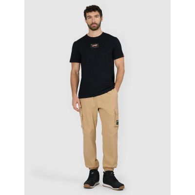 4. T-shirt regular z nadrukiem męski 4F 4FRAW25TTSHM3377-20S