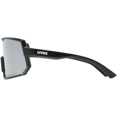 6. Uvex sportstyle 235 Okulary do wielu sportów Unisex Półobwódkowe Czarny
