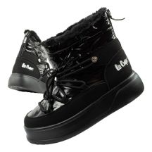 Lee Cooper buty sportowe damskie zimowe trekkingowe ocieplane lakierowane