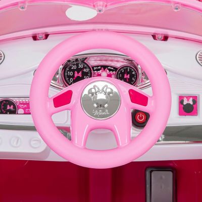 9. Jeździk elektryczny dla dzieci Auto Myszka Minnie 6V Huffy 17315W