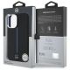 8. Etui Mercedes Silicone Blue Stripe MagSafe na iPhone 16 - czarne