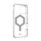 6. Etui UAG Urban Armor Gear Plyo MagSafe do telefonu Apple iPhone 16 Pro Max, Lód (przezroczysty)/srebrny