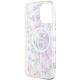 12. Etui Guess Flower MagSafe na iPhone 14 Pro - przezroczyste