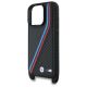 5. Etui BMW M Edition Carbon Tricolor Lines & Strap na iPhone 16 Pro - czarne