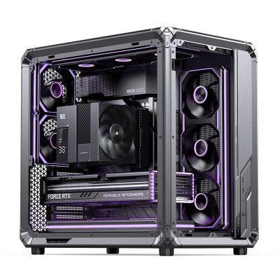28. Jonsbo X400 Pro PC-Gehäuse, Midi-Tower, ATX, Tempered Glass - grau