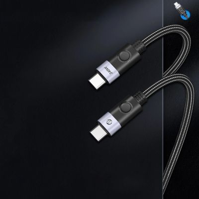11. Kabel Orico CC240 USB-C do USB-C 240 W USB4 40 Gb/s 8K 60 Hz 0.5 m - czarny