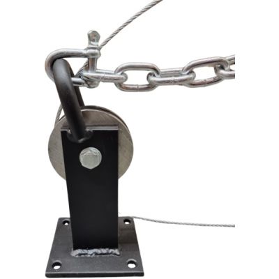 4. Wieszak do worka z kołowrotkiem