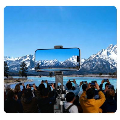 5. Selfie stick Orico SPM190 tripod 1/4" na telefon kamerę aparat z obrotem 360 stopni Bluetooth 5.2 - czarny