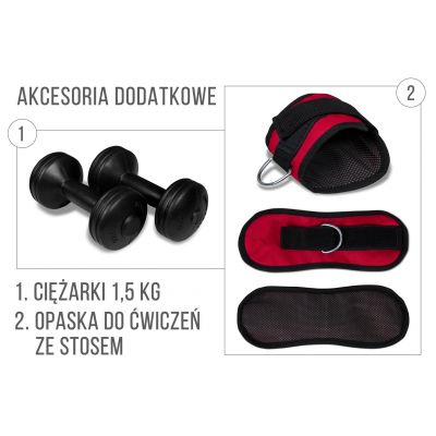 12. Atlas z ławką multigym PRO BMG 4700, stos 66kg