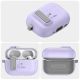 4. Etui Tech-Protect Slim Hook z karabińczykiem na Apple AirPods Pro 1 / 2 - fioletowe