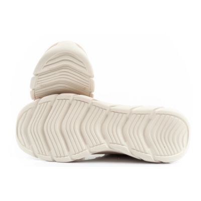 9. Skechers Bobs B Flex buty sportowe sneakersy damskie modne beżowe