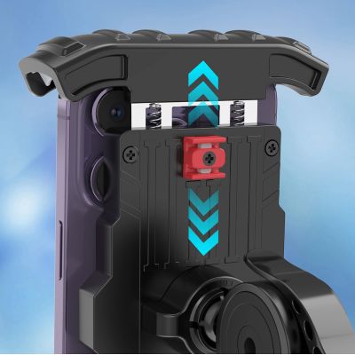 11. Uchwyt Choetech H067 do telefonu rowerowy regulowany - szary