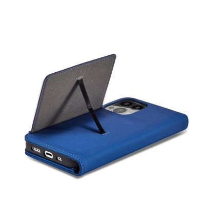 7. Magnet Card Case etui Samsung Galaxy S23 pokrowiec z klapką portfel podstawka niebieskie