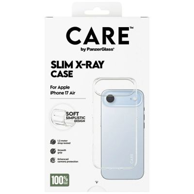5. Etui CARE by PanzerGlass Fashionable X-Ray Soft Basic na iPhone Air - przezroczyste