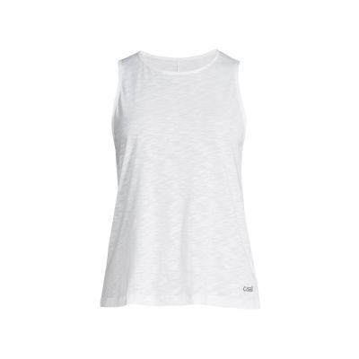 4. Koszulka treningowa CASALL Soft Texture Tank biały