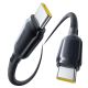 2. Kabel Baseus PicoGo 240W USB-C - USB-C 2m - czarny