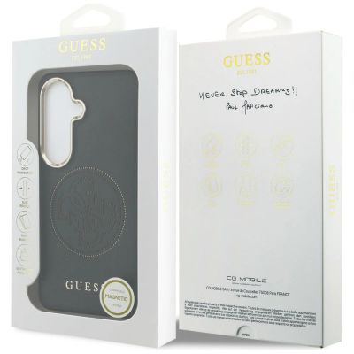 8. Etui Guess Perforated Logo MagSafe na Samsung Galaxy S26 - czarne