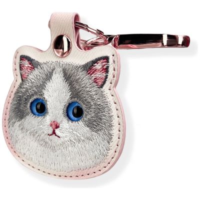 3. Etui Nimmy Big Eyed Pet 2.0 Cat na lokalizator - różowe