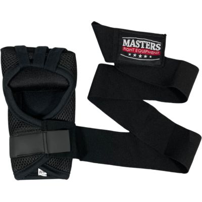 4. Bandaże bokserskie żelowe MASTERS BBŻ-GRIP czarne