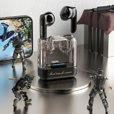 2. Bezprzewodowe słuchawki TWS Dudao U18Pro Bluetooth 5.3 - czarne