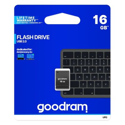2. Pendrive GoodRam Piccolo UPI2-0160K0R11 (16GB; USB 2.0; kolor czarny)