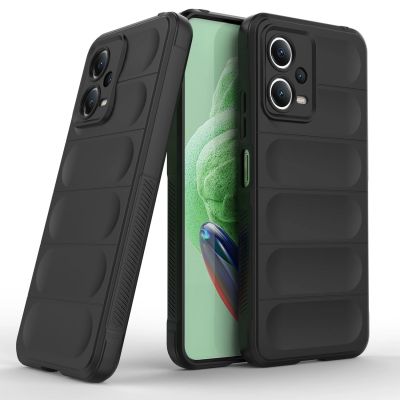 7. Magic Shield Case etui do Xiaomi Redmi Note 12 5G / Poco X5 5G elastyczny pancerny pokrowiec czarne