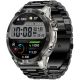 4. Smartwatch Gravity Grafitowy Pasek + Bransoleta GT46-3