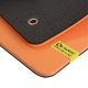 2. Mata fitness klubowa z otworami  HMS Premium MFK01 Orange-Black