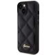2. Etui Guess Quilted Metal Logo na iPhone 15 - czarne