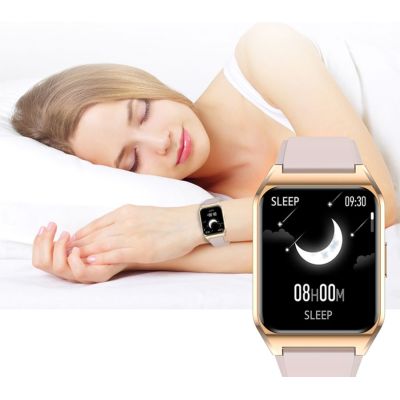 12. Smartwatch Rubicon RNCE89-3 Złoto-Różowy