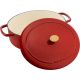 4. Garnek żeliwny owalny BALLARINI BELLAMONTE 75003-566-0 - 5,5 ltr czerwony
