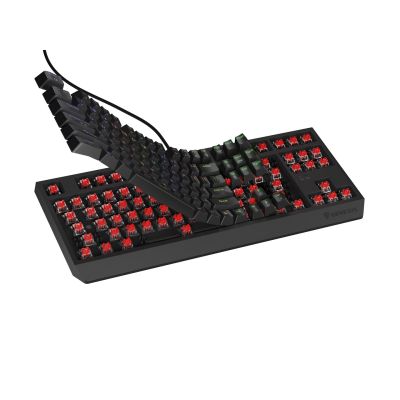 12. Klawiatura GENESIS Thor 230 TKL Gaming USB + RF Wireless + Bluetooth QWERTY Czarny