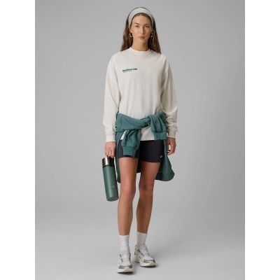 3. Longsleeve regular z nadrukiem damski 4F 4FRSS26TSWSF2834-11S