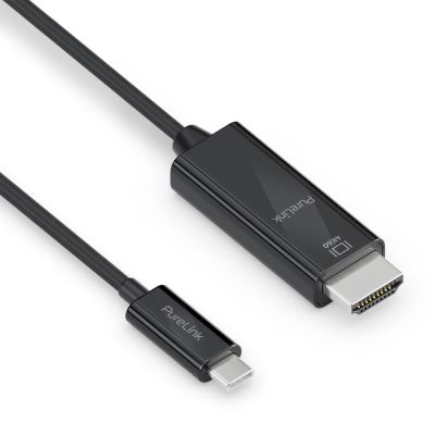 PureLink IS2201-010 adapter kablowy 1 m USB Type-C HDMI Czarny