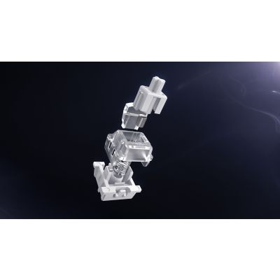 8. HATOR Skyfall 80 MAG ULTRA 8K klawiatura Gaming USB QWERTY US English Czarny, Biały