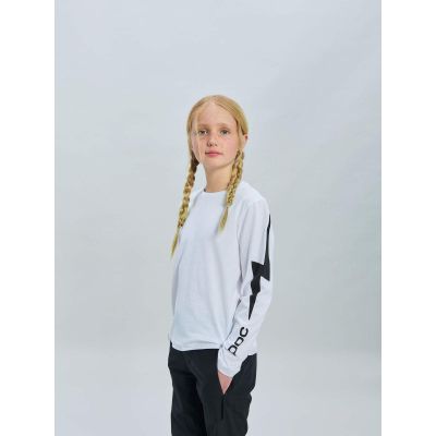 3. Koszulka POC L/S Tee Jr biały