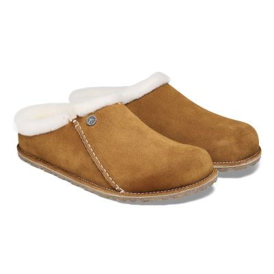 2. Klapki Birkenstock Zermatt Premium Shearling LEVE Mink LAF wąska (1023145)