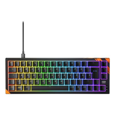 6. CHERRY K5 PRO TMR COMPACT klawiatura Gaming USB QWERTZ Niemiecki Czarny, Pomarańczowy
