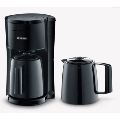 9. Ekspres do kawy SEVERIN KA 9307 z 2 termosami 1000W czarny